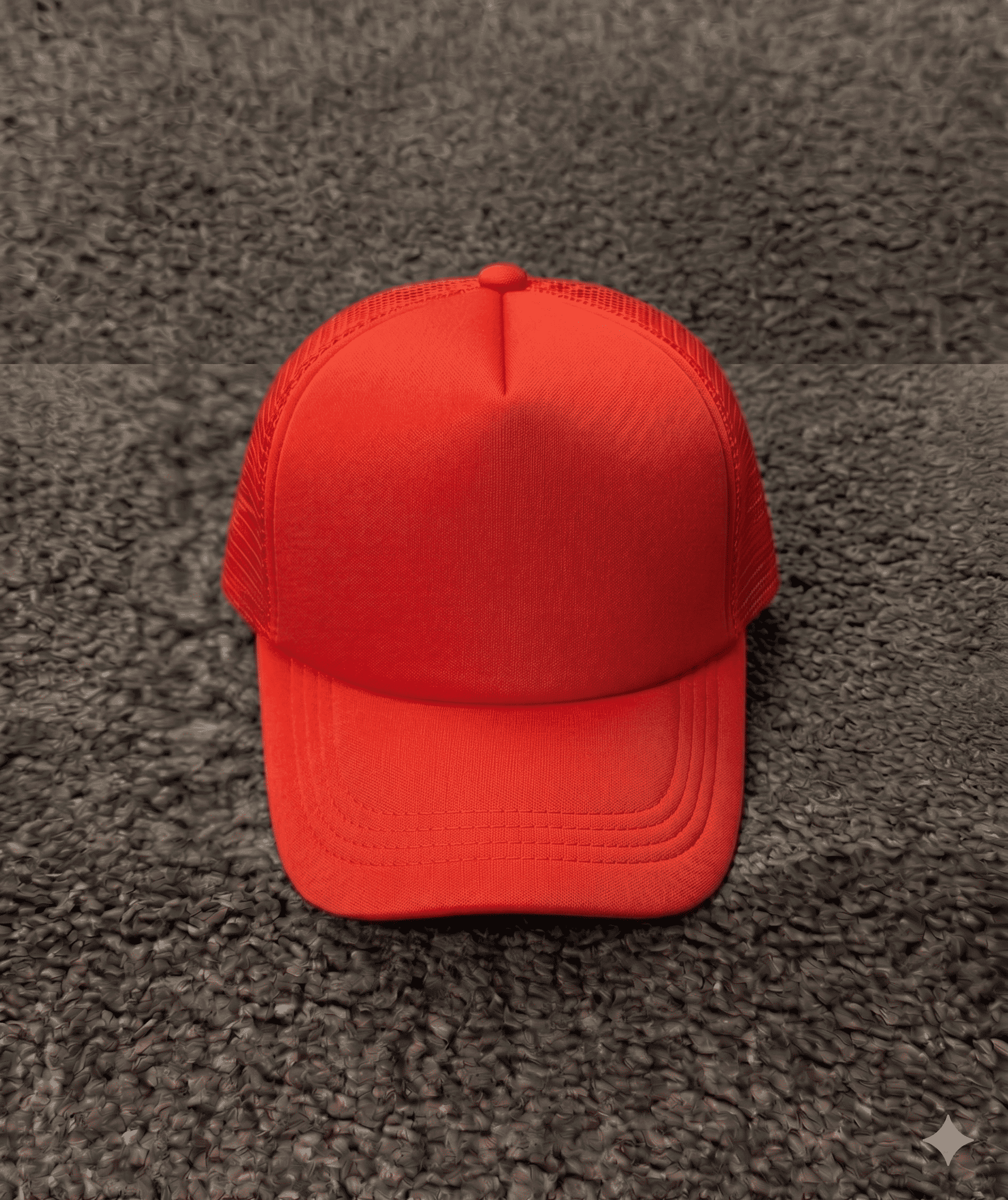 Classic Solid Red Trucker Cap image